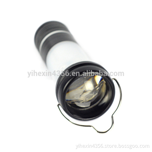 Lantern Zoomable Plastic Camping LED Flashlight